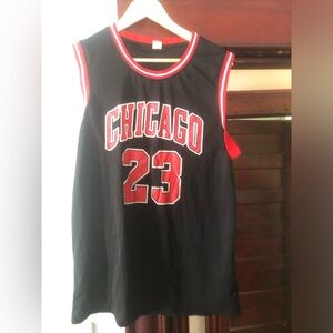 Vintage Black and Red Jordan Chicago 23 Jersey 3x vintage fits like L